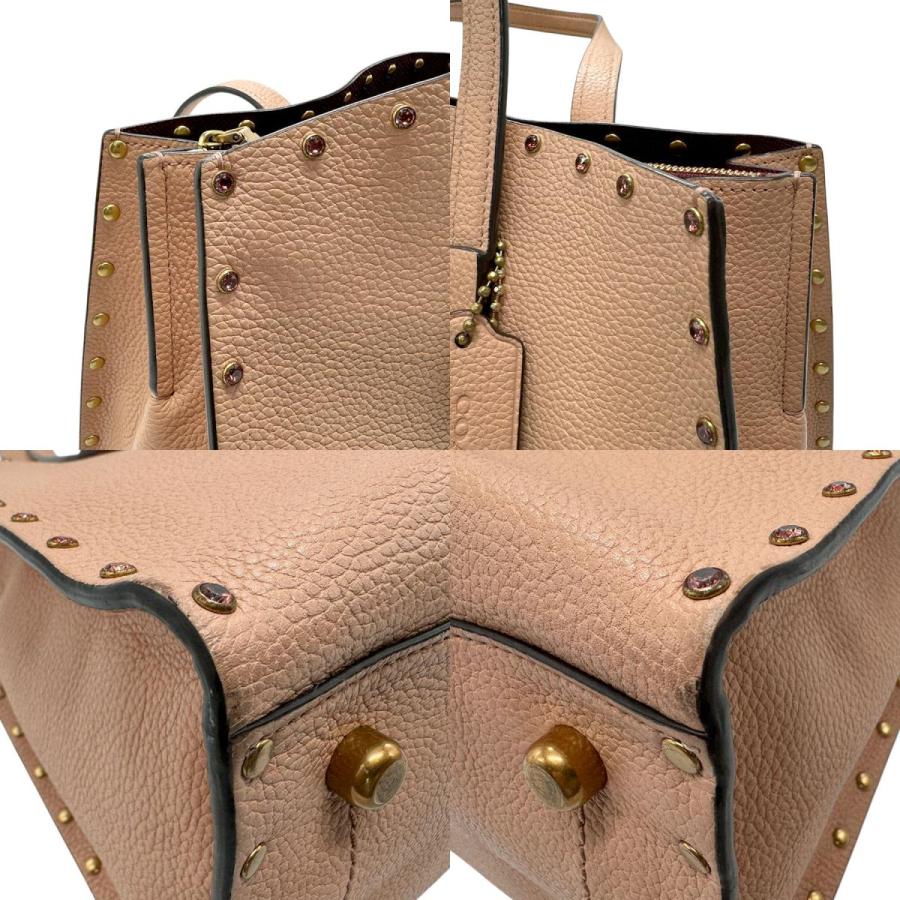 COACH（コーチ） ハンドバッグ トートバッグ レザー/ラインストーン