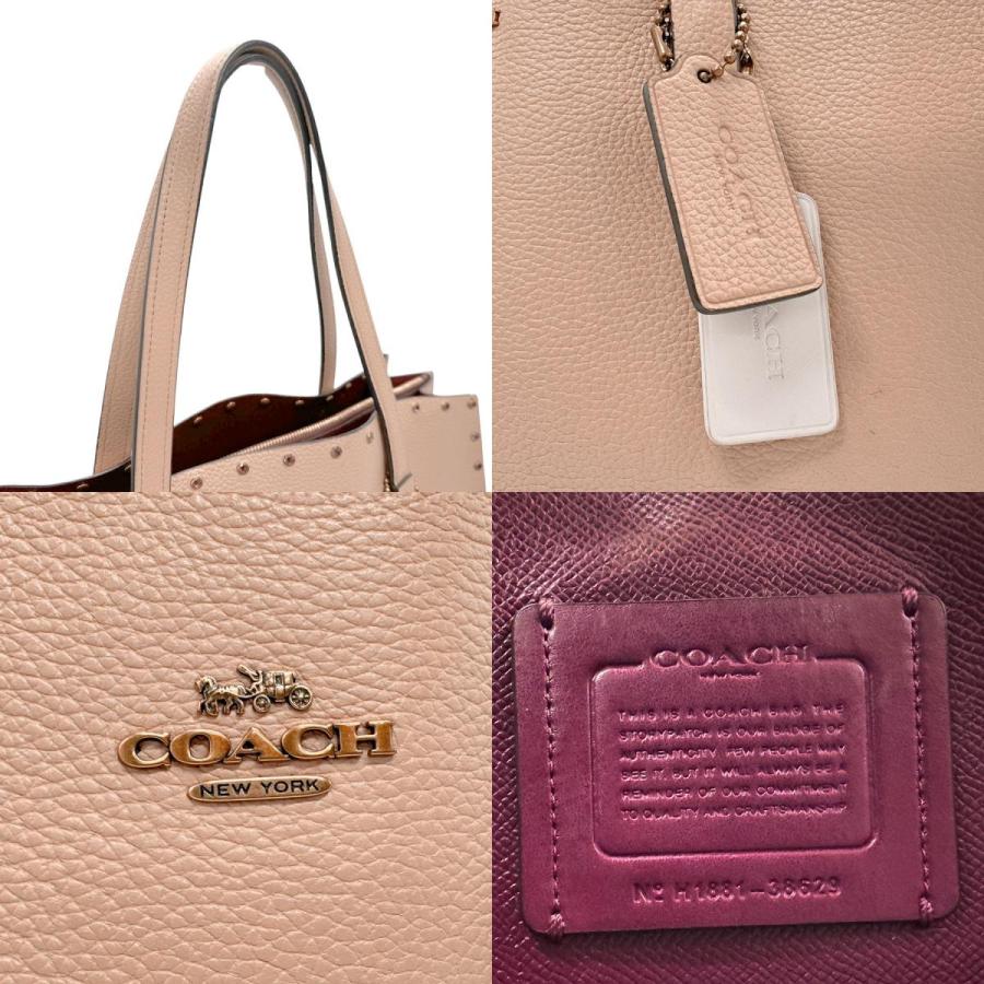 COACH（コーチ） ハンドバッグ トートバッグ レザー/ラインストーン