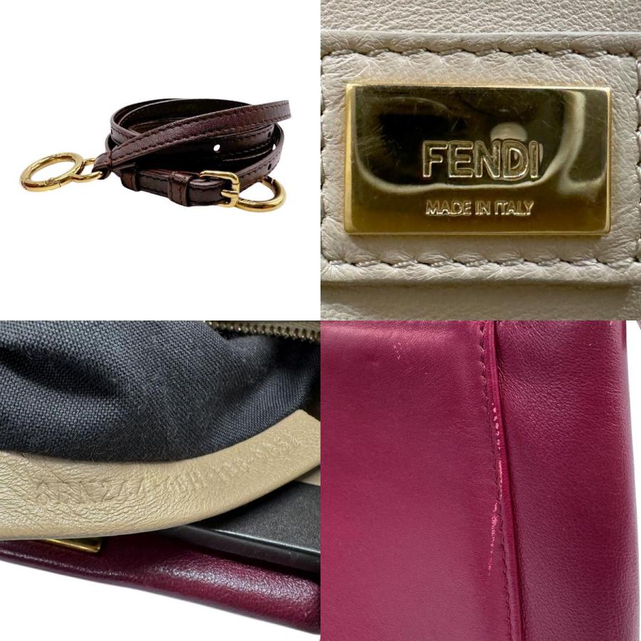 FENDI　ブランドブック フェンディ FENDI 財布 長財布 小銭入れ付き ショルダーバッグ