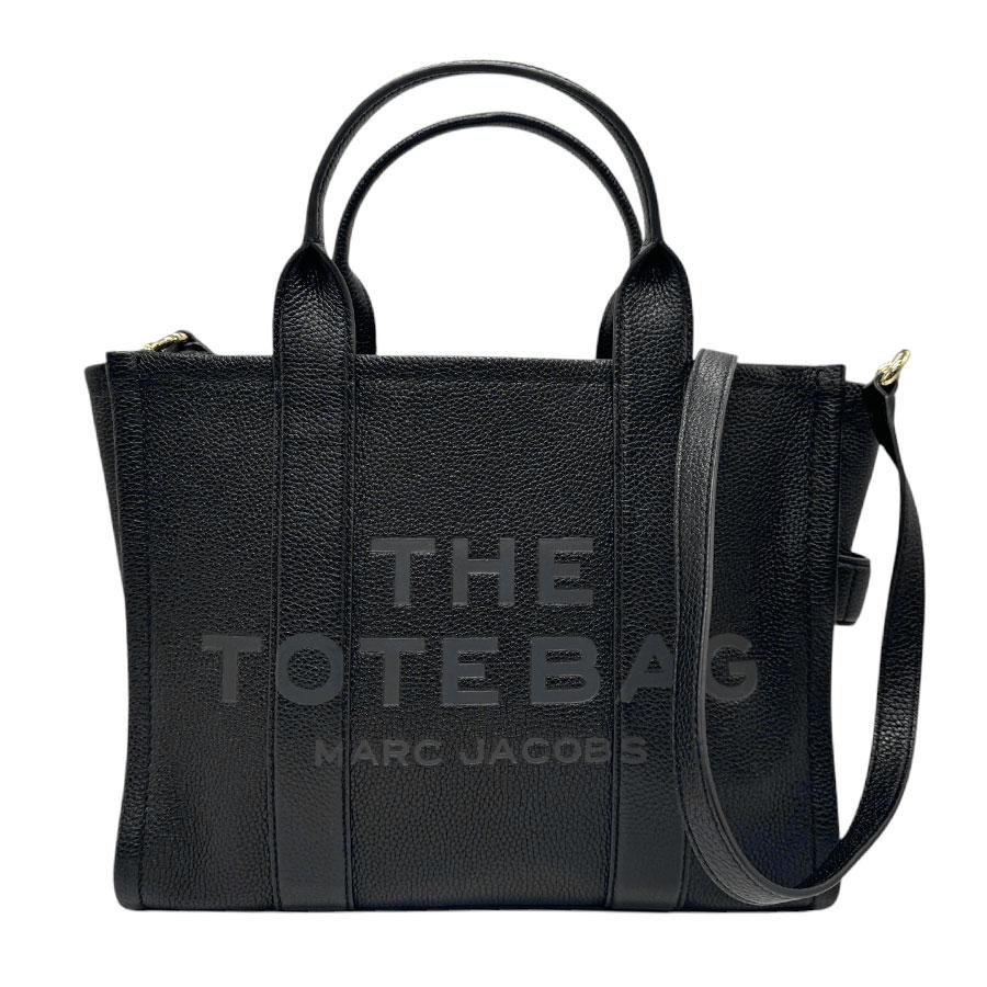 MARC JACOBS THE TOTE BAG ブラック レザー ショルダー マークジェイコブス MARC JACOBS ハンドバッグ ショルダーバッグ THE