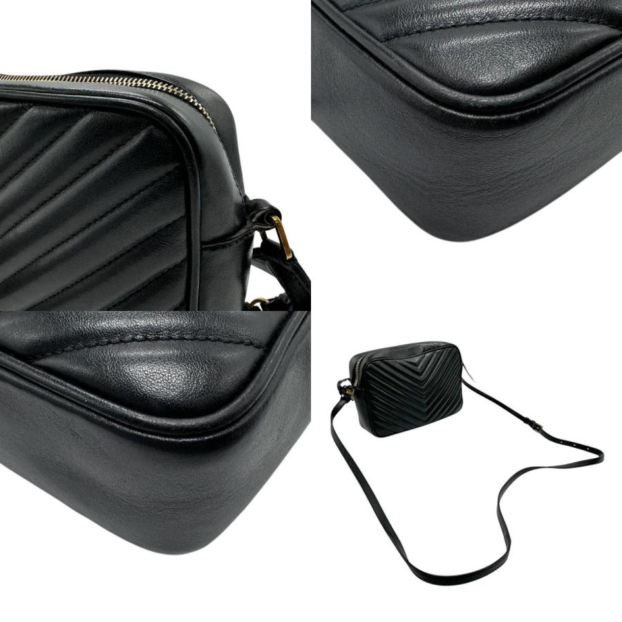 サンローラン SAINT LAURENT 斜め掛けショルダーバッグ ルー レザー