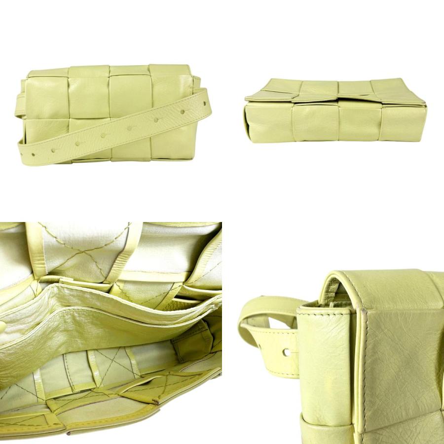 ボッテガヴェネタ BOTTEGAVENETA ボディバッグ カセット レザー ライト
