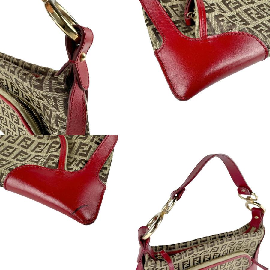 FENDI（フェンディ） ハンドバッグ ズッキーノ キャンバス/レザー