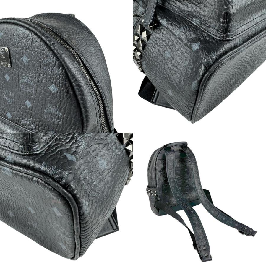 MCM（エムシーエム） エム シー エム リュック レザー ブラック