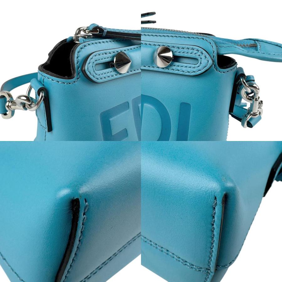 FENDI フェンディ バイザウェイ ショルダーバッグ ハンドバッグ ブルー FENDI フェンディ バイザウェイミニ ショルダーバッグ レザー ブルー