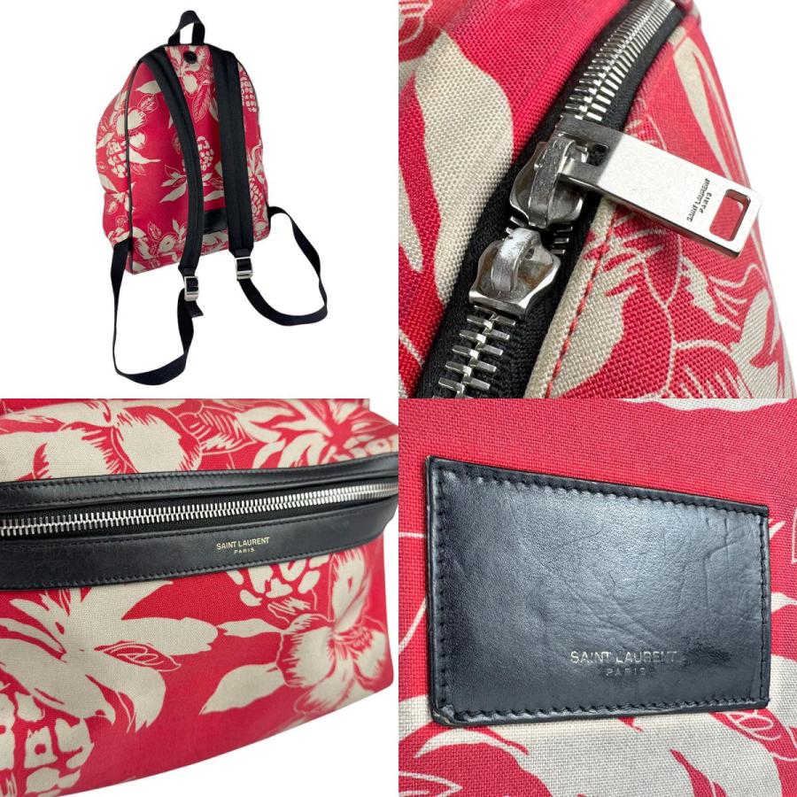 サンローラン SAINT LAURENT リュック ナイロンキャンバス/レザー