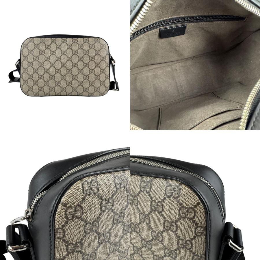 GUCCI（グッチ） ショルダーバッグ GGスプリームキャンバス ブラウン