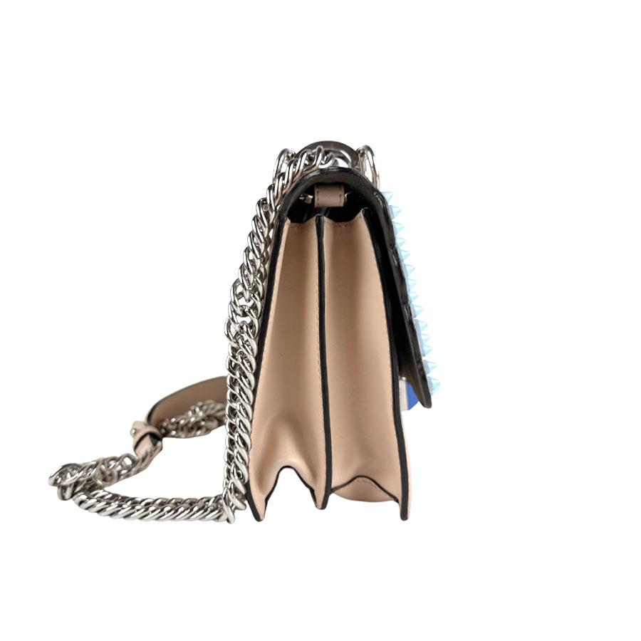 FENDI（フェンディ） ショルダーバッグ キャナイ レザー/メタル ピンク