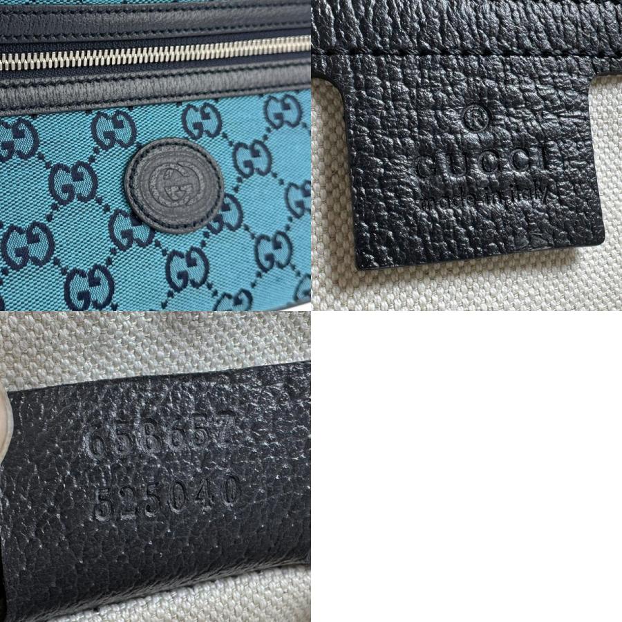 GUCCI グッチ ウエストバッグ ベルトバッグ GGキャンバス/レザー