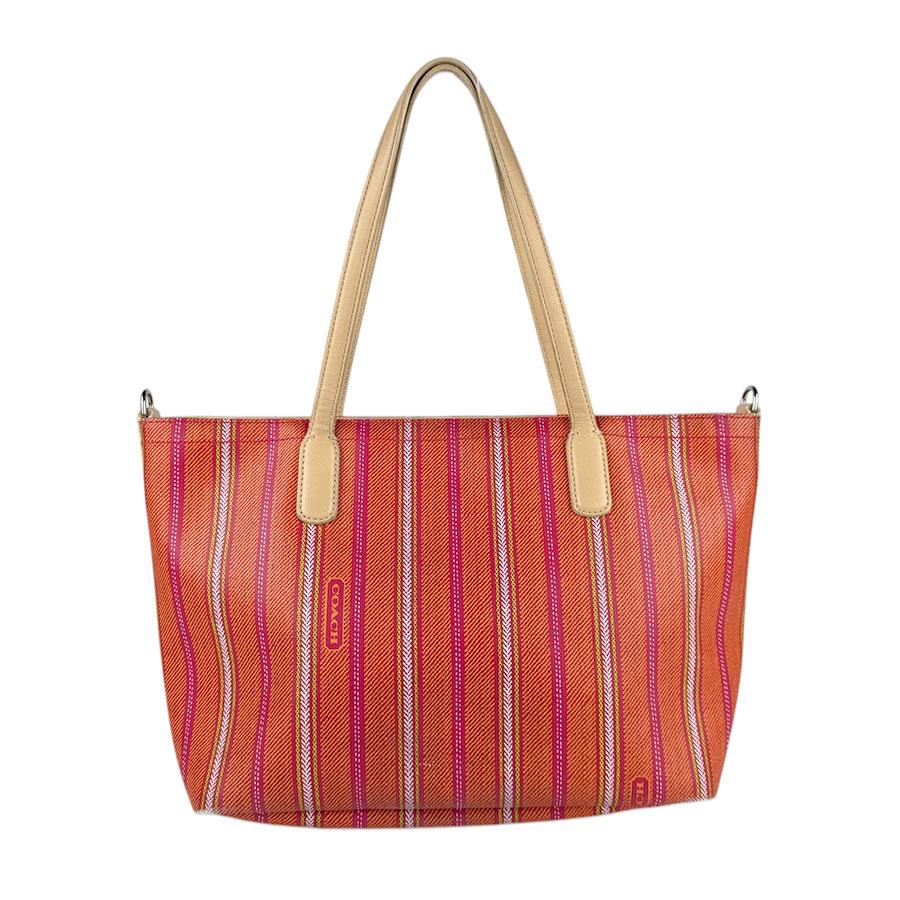 COACH（コーチ） ショルダーバッグ ハンドバッグ PVCコーティング