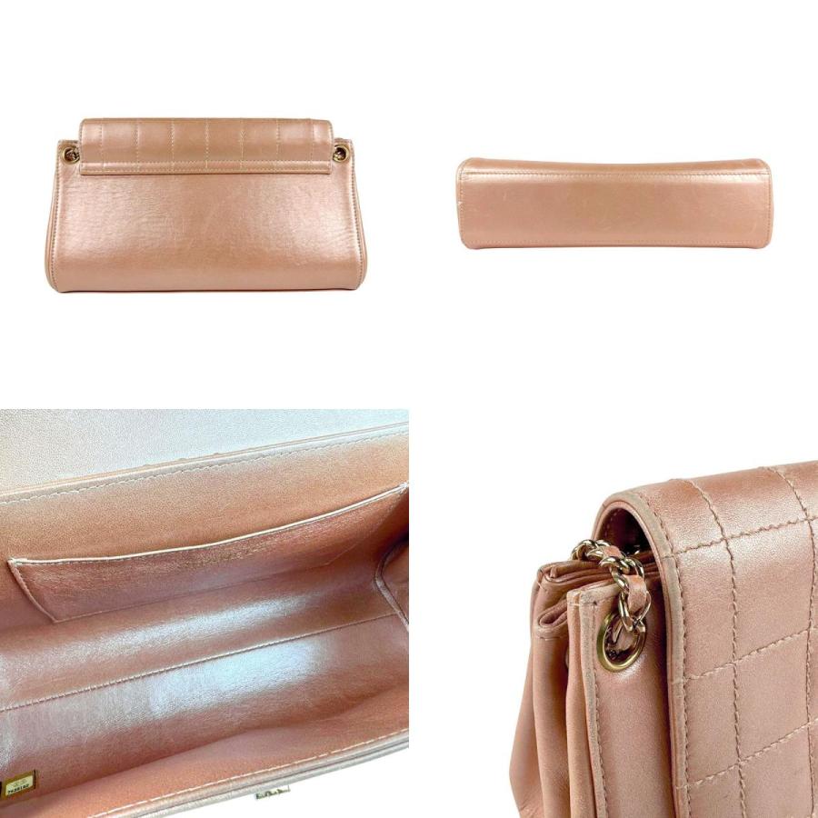 CHANEL（シャネル） ショルダーバッグ チョコバー レザー ピンク