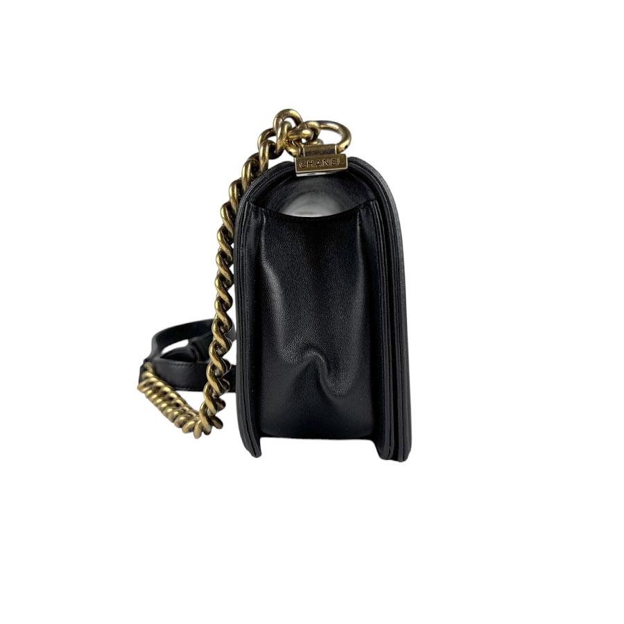 CHANEL シャネル ボーイシャネル ショルダーバッグ グリーン/ブラック 14065 レディース【中古】 z4558 CHANEL（シャネル） ショルダーバッグ ボーイシャネル レザー グリーン