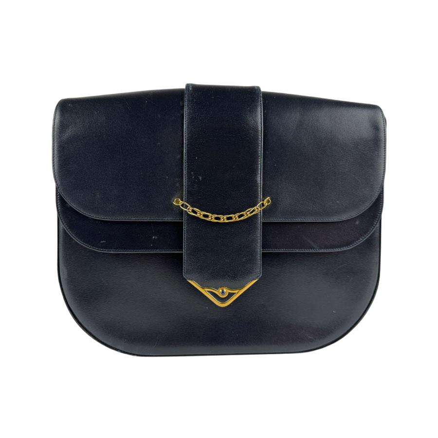 Cartier（カルティエ） ショルダーバッグ レザー ネイビー : ブランド