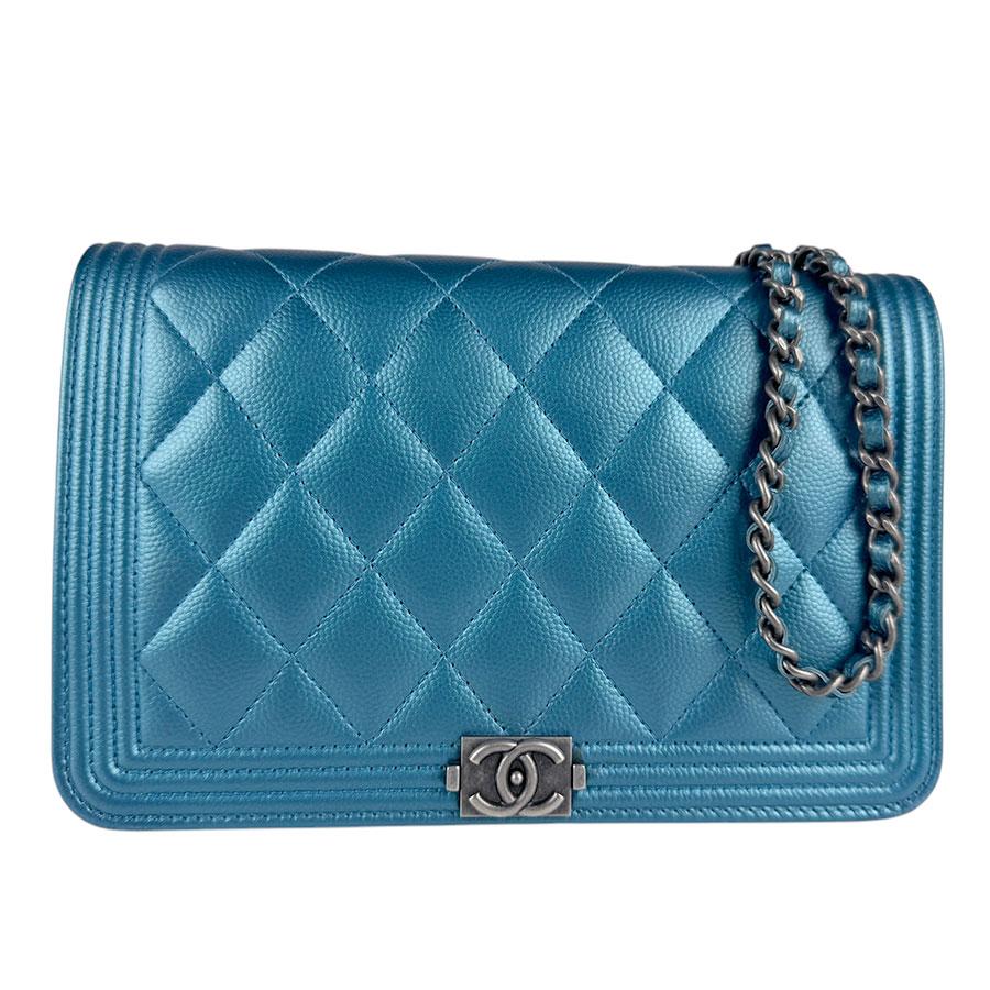 CHANEL キャビアスキン ボーイシャネル CHANEL（シャネル） チェーンウォレット ボーイシャネル キャビア