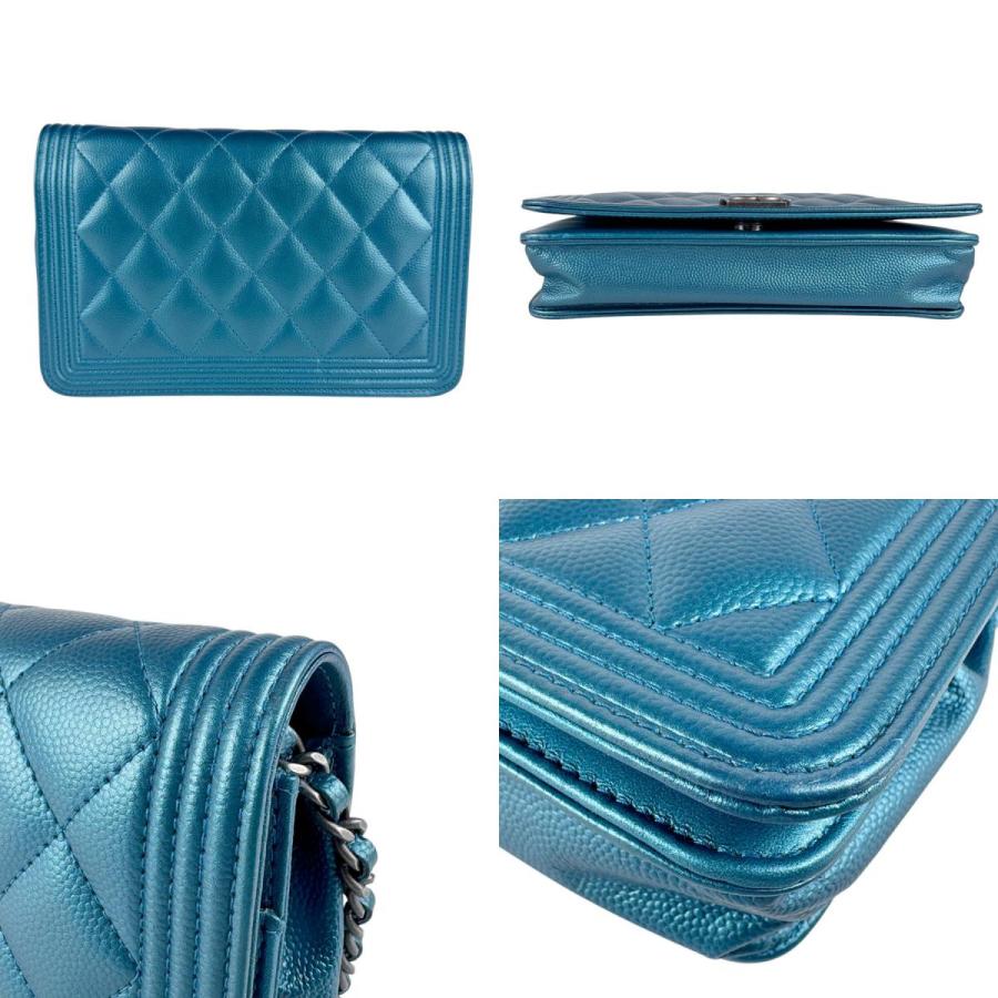 CHANEL（シャネル） チェーンウォレット ボーイシャネル キャビア