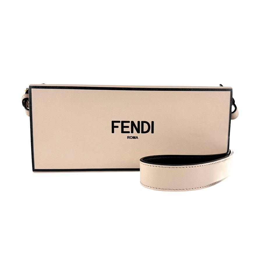 FENDI（フェンディ） ショルダーバッグ ボックス オリゾンタル レザー 