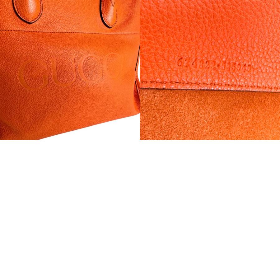 GUCCI（グッチ） ハンドバッグ ショルダーバッグ レザー オレンジ