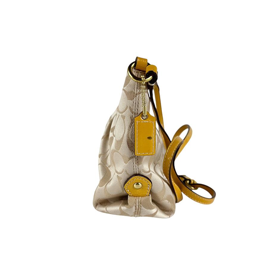 希少色 COACH コーチ シグネチャー ワンショルダー キャンバス エナメル COACH（コーチ） ショルダーバッグ シグネチャー ナイロンキャンバス