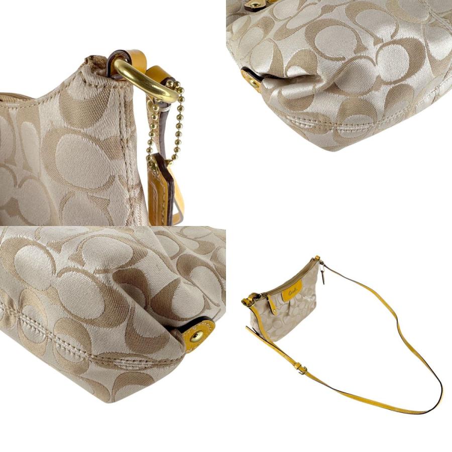 希少色 COACH コーチ シグネチャー ワンショルダー キャンバス エナメル COACH（コーチ） ショルダーバッグ シグネチャー ナイロンキャンバス