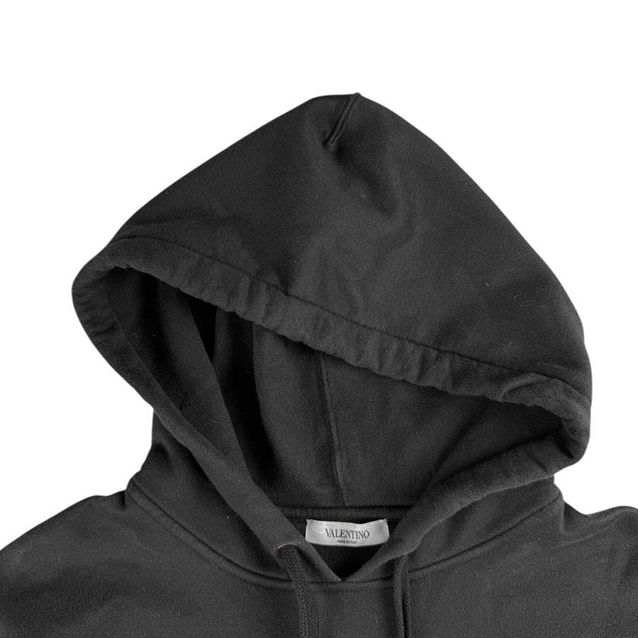 ヴァレンティノ VALENTINO パーカー コットン/ポリウレタン ブラック