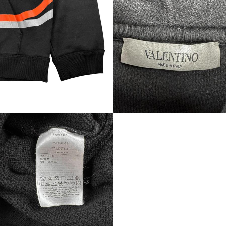 ヴァレンティノ VALENTINO パーカー コットン/ポリウレタン ブラック