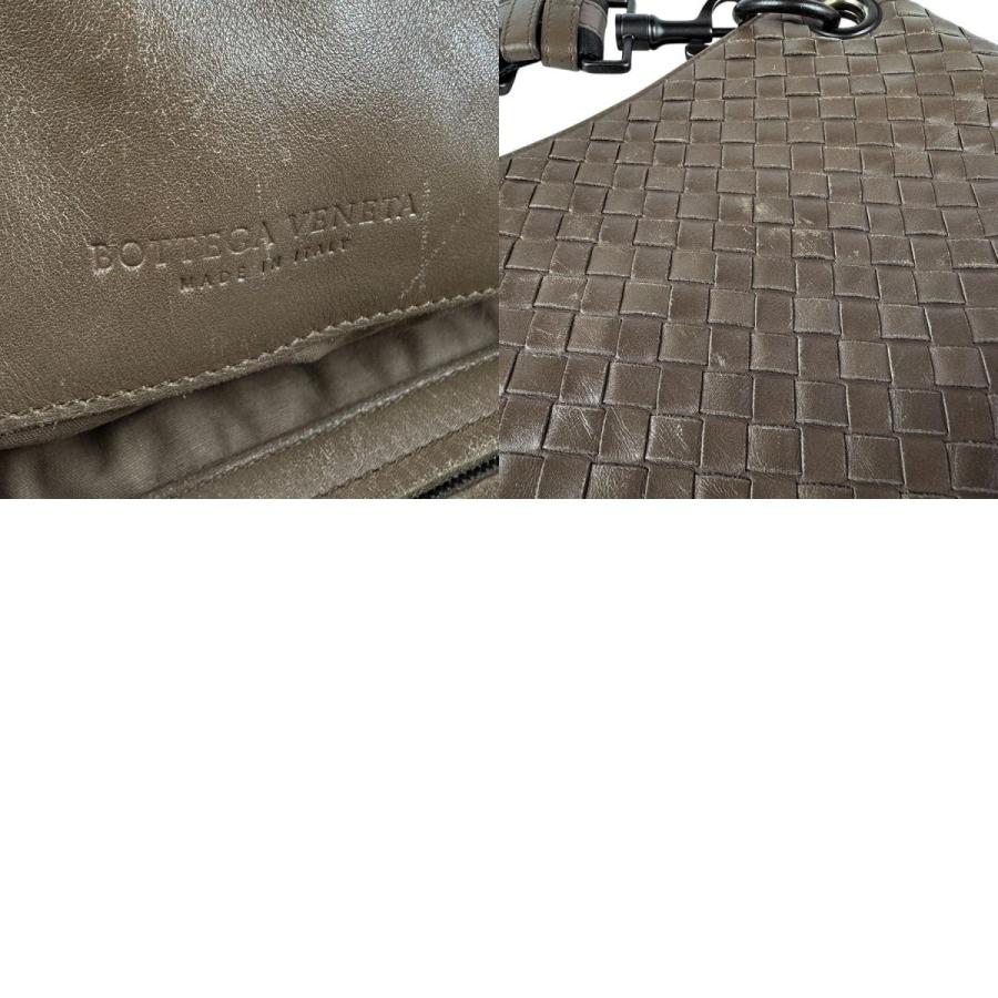 BOTTEGA VENETA(ボッテガヴェネタ) ショルダーバッグ イントレチャート グレー 斜めがけ レザー BOTTEGA VENETA（ボッテガ・ヴェネタ） ショルダーバッグ 765911 V2HL1