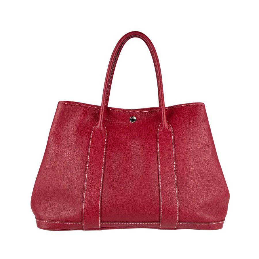 HERMES エルメス ガーデンパーティPM 36 ハンドバッグ レッド 14060 レディース【中古】 z4938 HERMES（エルメス） ハンドバッグ ガーデンパーティPM 36 トゴ レッド