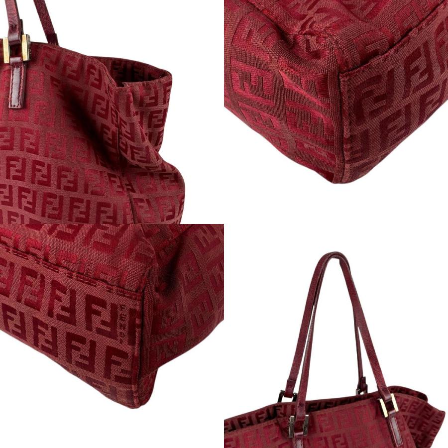 p66【美品】フェンディ　ズッキーノ　キャンバス　レザー　ハンドバッグ　トート p66【美品】フェンディ ズッキーノ キャンバス レザー ハンドバッグ