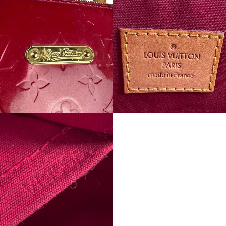 ルイヴィトン ヴェルニ PM 赤ハンドバッグ パテントレザー フランス製 LOUIS VUITTON（ルイ・ヴィトン） ルイ ヴィトン ハンドバッグ