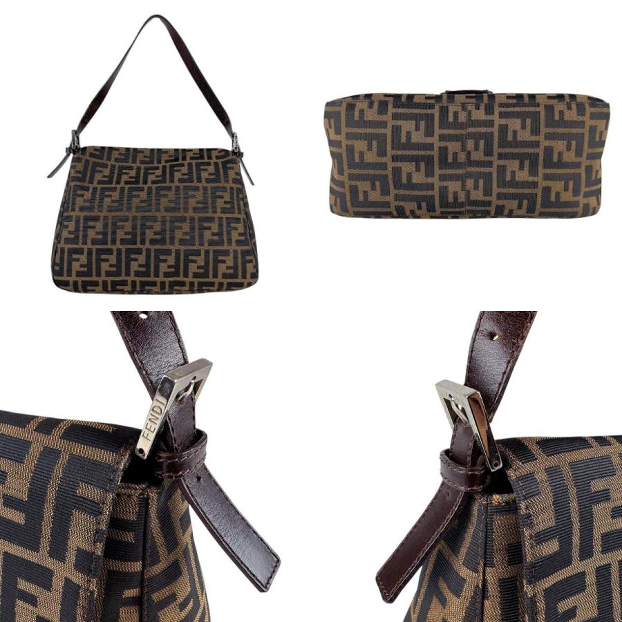 FENDI フェンディ ショルダーバッグ ズッカ マンマバケット キャンバス