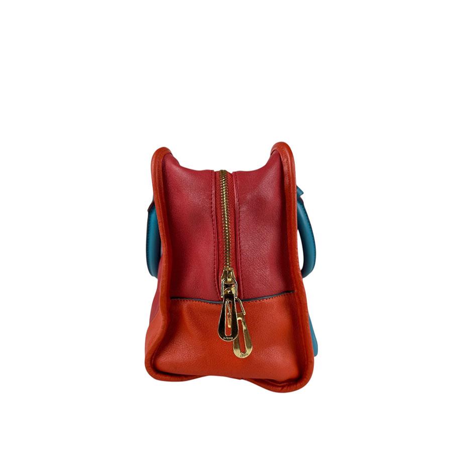 LOEWE（ロエベ） ハンドバッグ アマソナ レザー レッド/オレンジ