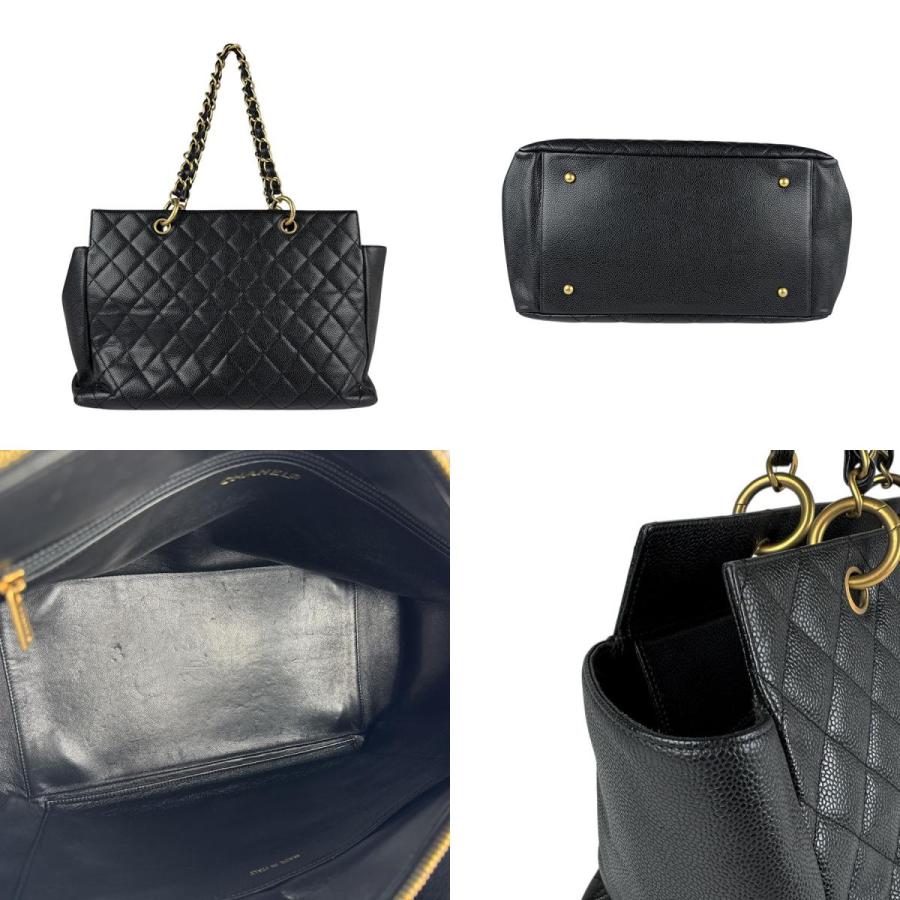 CHANEL（シャネル） ハンドバッグ キャビアスキンレザー ブラック