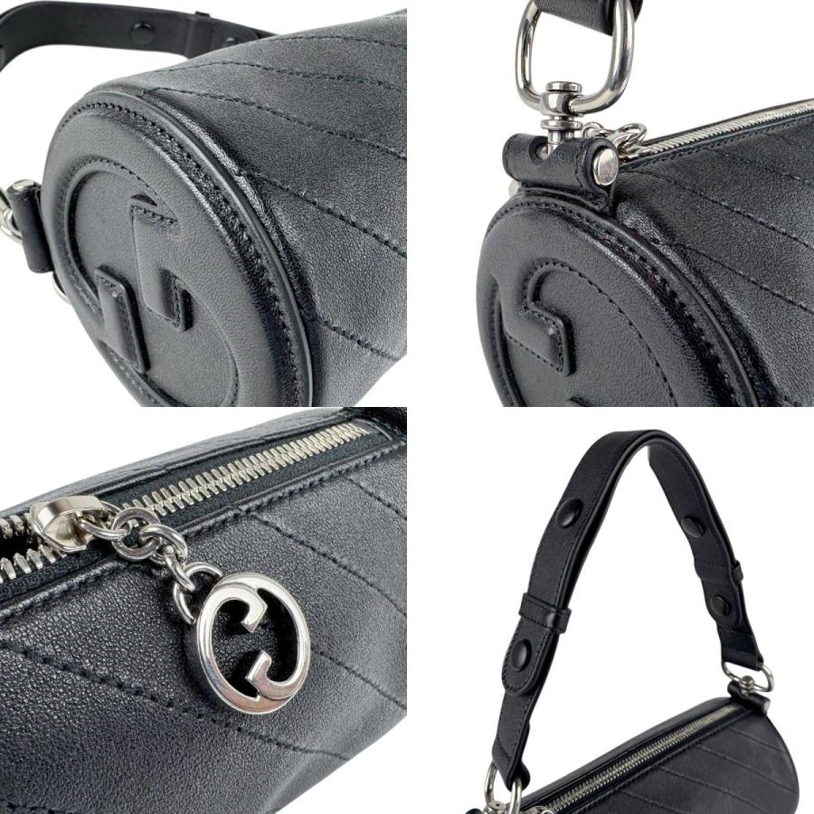 GUCCI（グッチ） ハンドバッグ ブロンディ レザー ブラック : ブランド