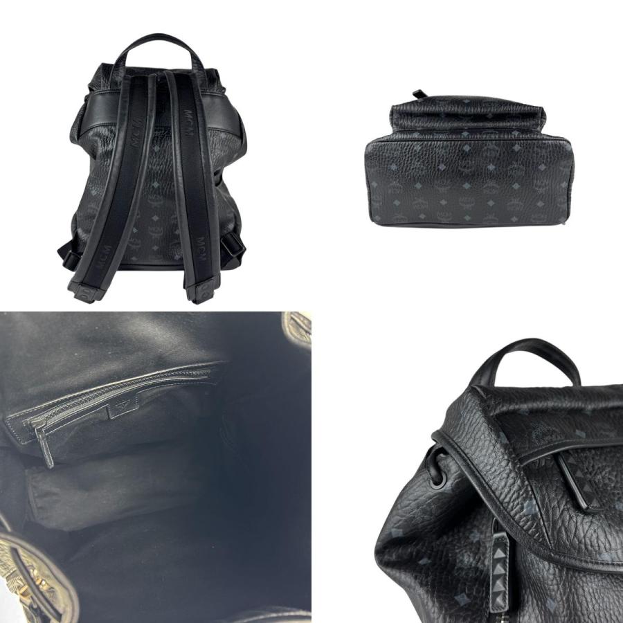 MCM（エムシーエム） エム シー エム リュック レザー ブラック