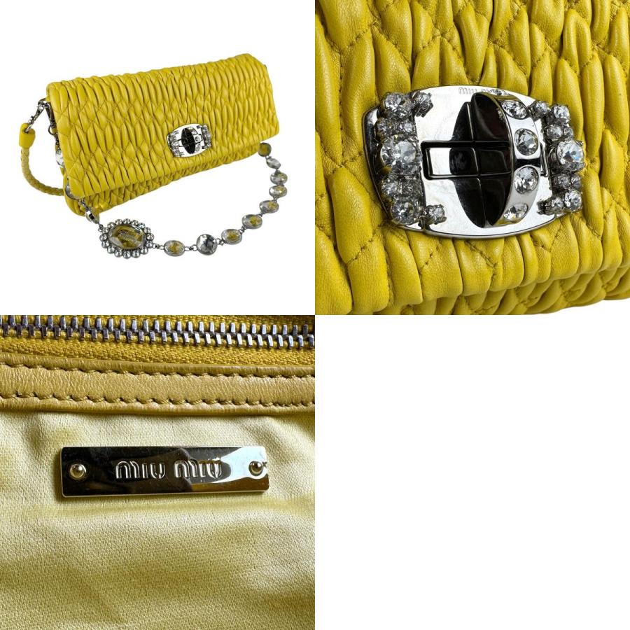miu miu（ミュウミュウ） ショルダーバッグ マテラッセ レザー