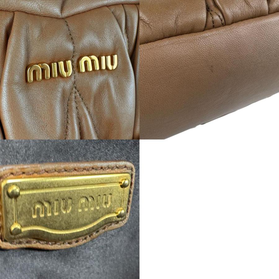 miu miu（ミュウミュウ） ハンドバッグ ショルダーバッグ レザー