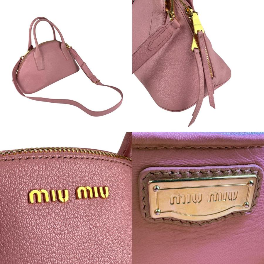 miu miu（ミュウミュウ） ハンドバッグ ショルダーバッグ レザー