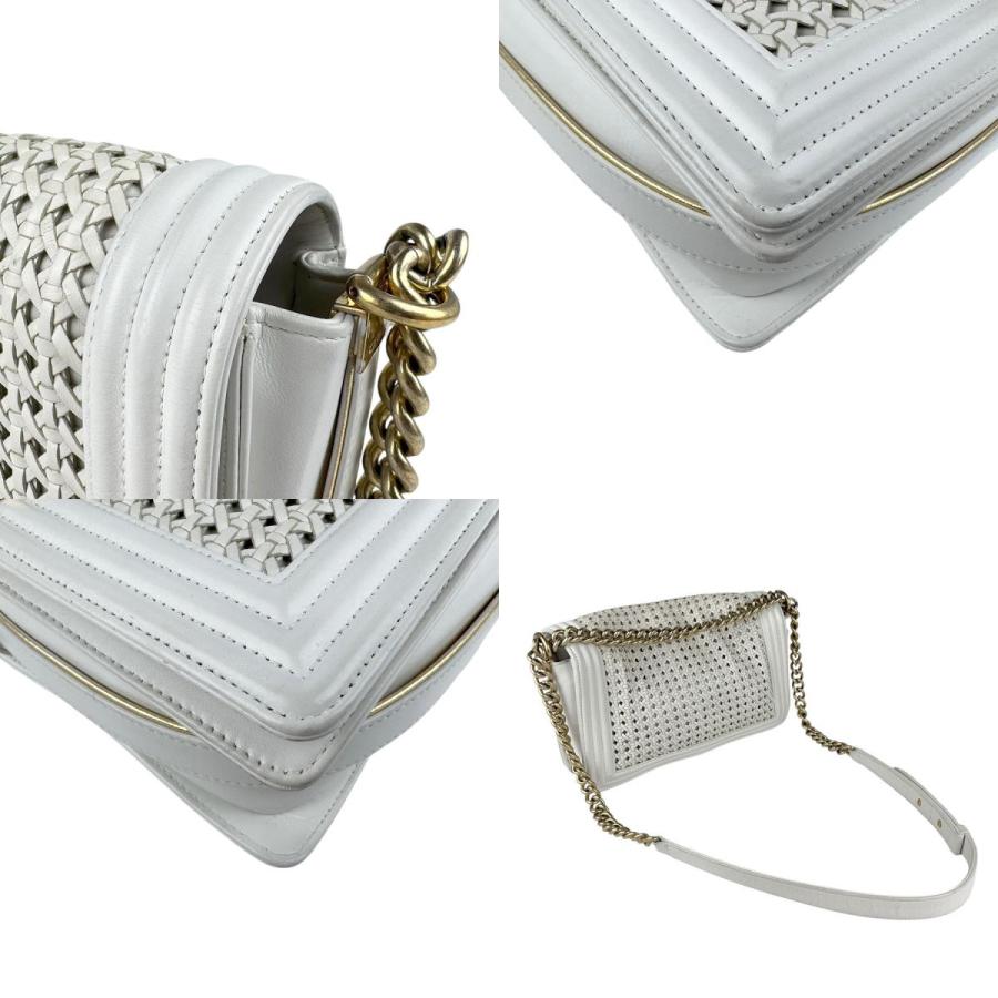 CHANEL シャネル ショルダーバッグ ボーイシャネル レザー