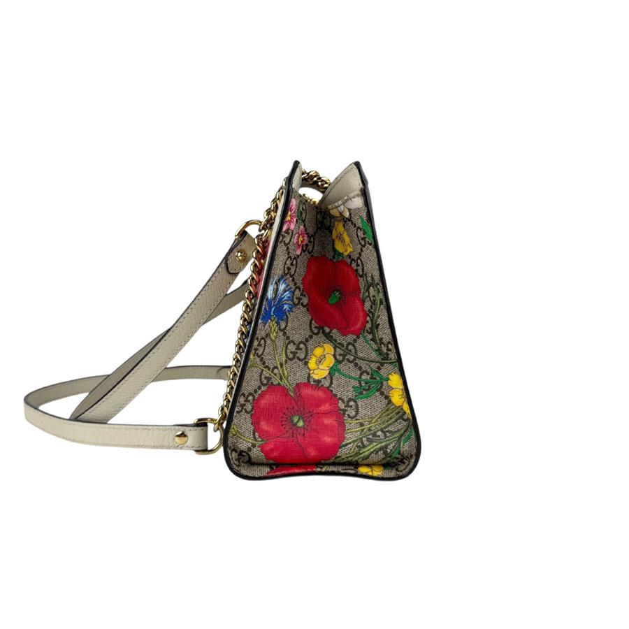 GUCCI（グッチ） ショルダーバッグ GGフローラ パドロック ミディアム