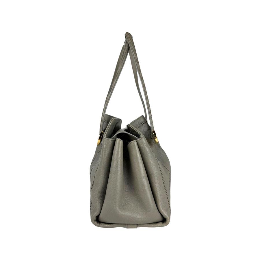 BVLGARI（ブルガリ） ショルダーバッグ レザー グレー : ブランド