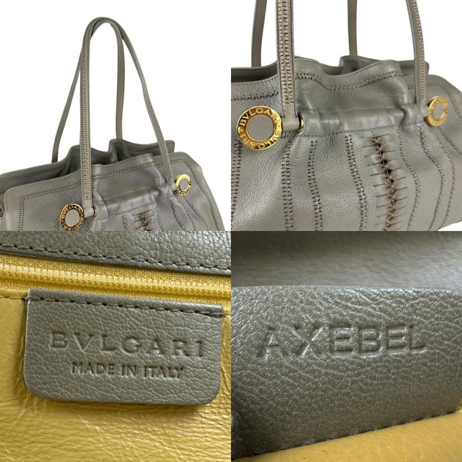 BVLGARI（ブルガリ） ショルダーバッグ レザー グレー : ブランド