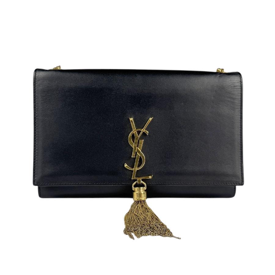サンローラン SAINT LAURENT ショルダーバッグ レザー ブラック