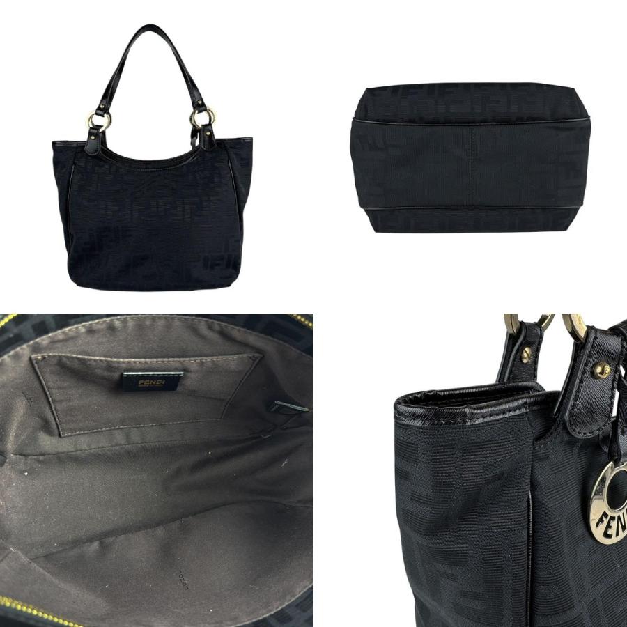 FENDI（フェンディ） ショルダーバッグ ズッカ キャンバス/レザー