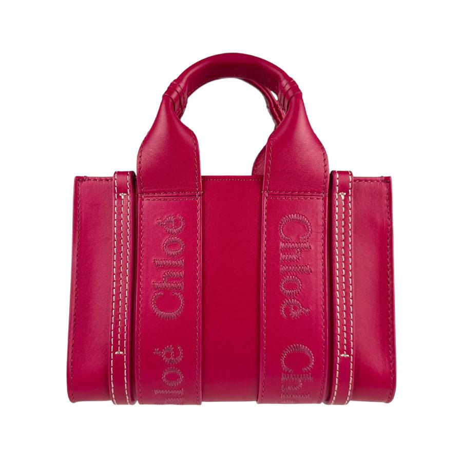 Chloe（クロエ） ショルダーバッグ ハンドバッグ ウッディ ミニ レザー
