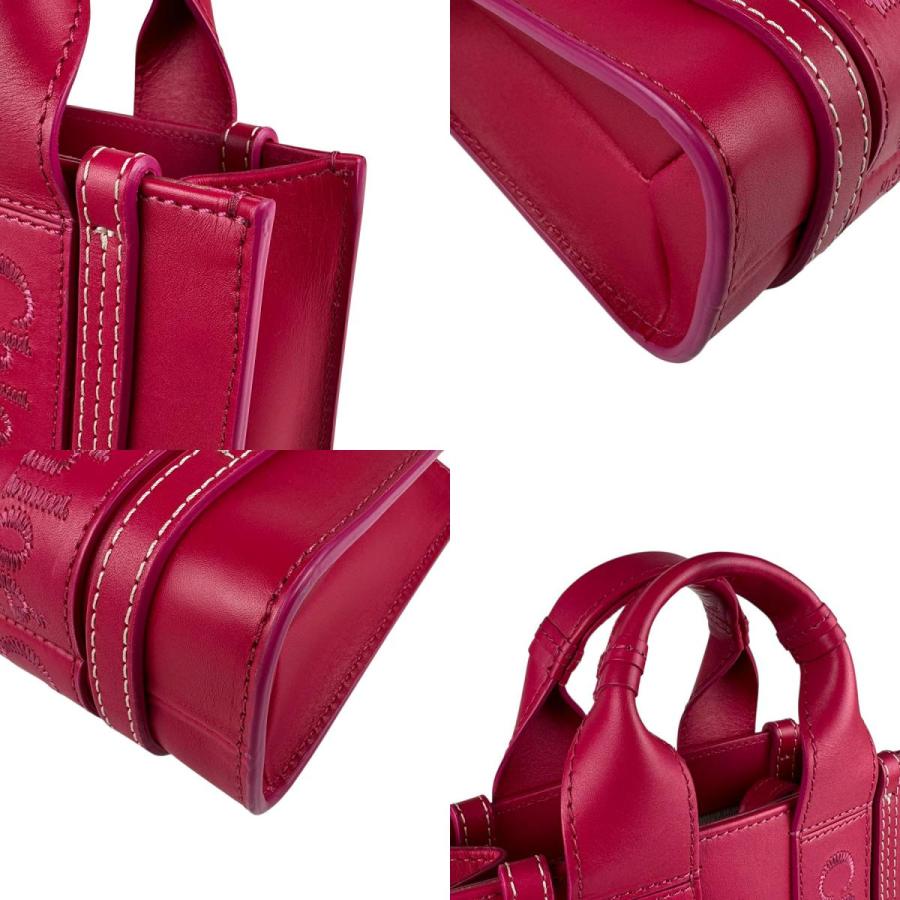 Chloe（クロエ） ショルダーバッグ ハンドバッグ ウッディ ミニ レザー