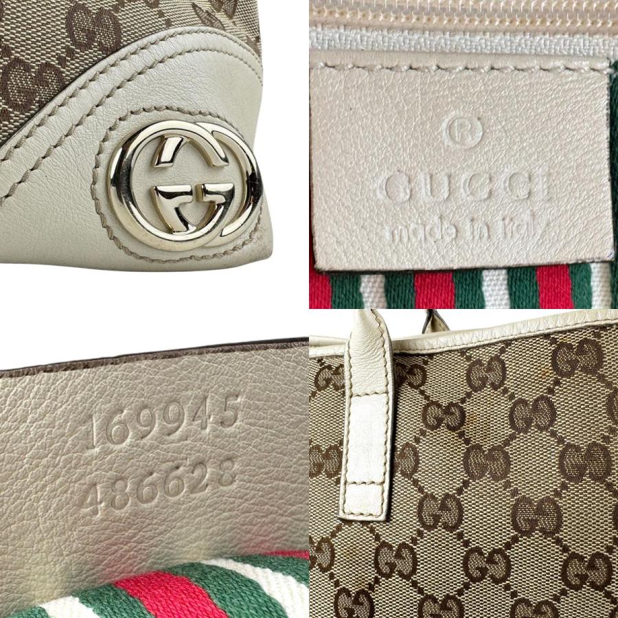 ☆美品☆GUCCIのショルダーバッグ　トートバッグ GUCCI（グッチ） ショルダーバッグ トートバッグ GGキャンバス/レザー