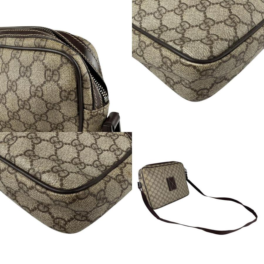 GUCCI グッチ ショルダーバッグ GGスプリームキャンバス ブラウン