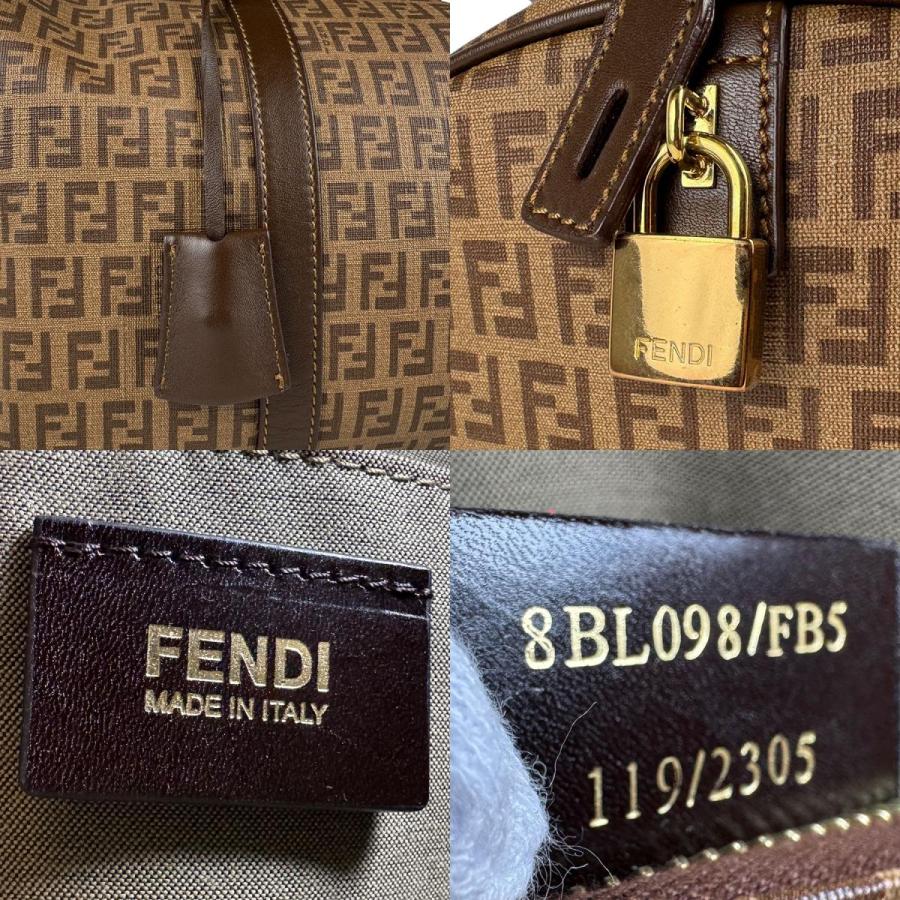 FENDI（フェンディ） ハンドバッグ ズッキーノ PVCコーティング