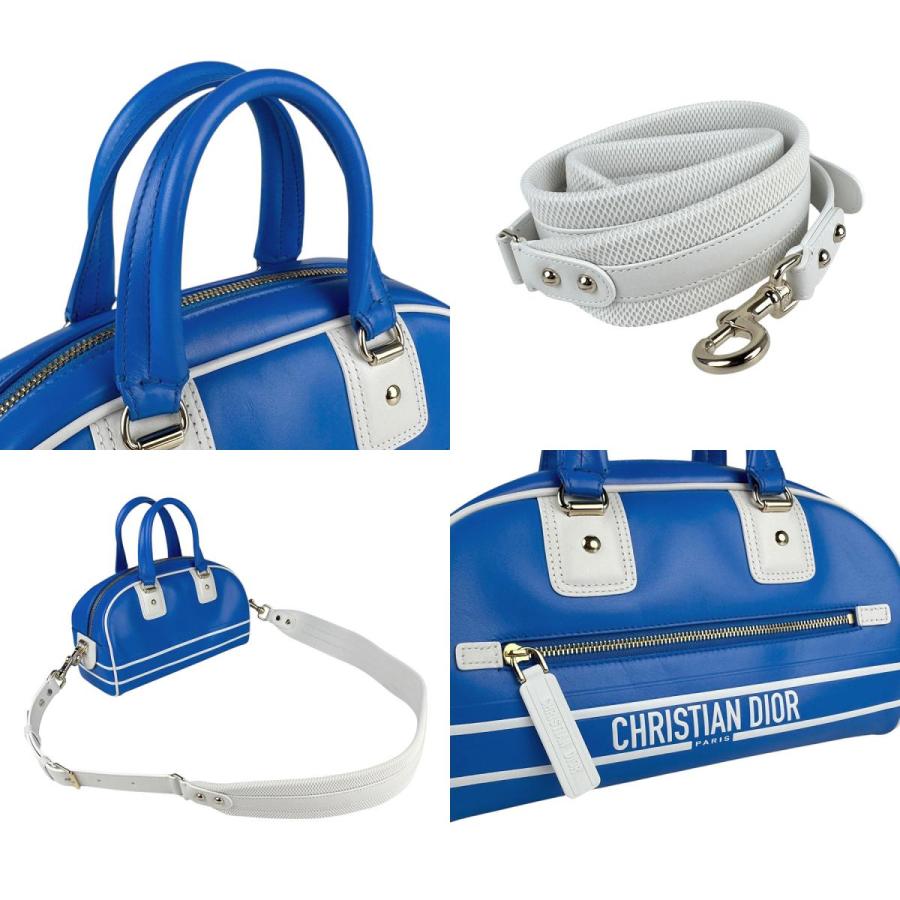 Christian Dior クリスチャンディオール グランドツアー ボウリングバッグ 2WAY ハンドバッグ ショルダーバッグ スモール ブラック レザー Christian Dior（クリスチャン・ディオール） ロゴ ハンドバッグ