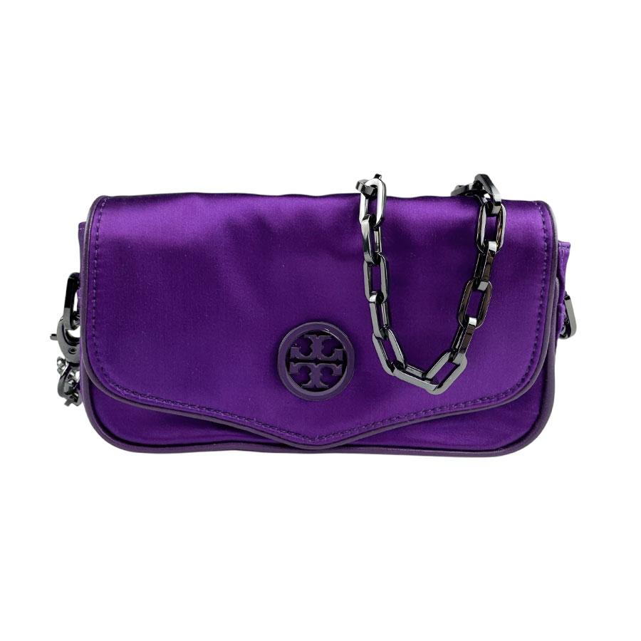 TORY BURCH（トリーバーチ） ショルダーバッグ サテン パープル